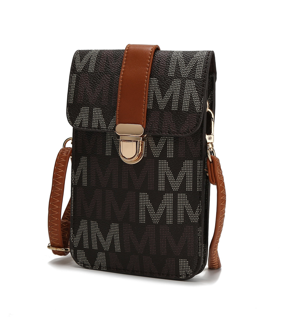 Mkf Lulu Xl M Signature Phone Wallet Crossbody Bag