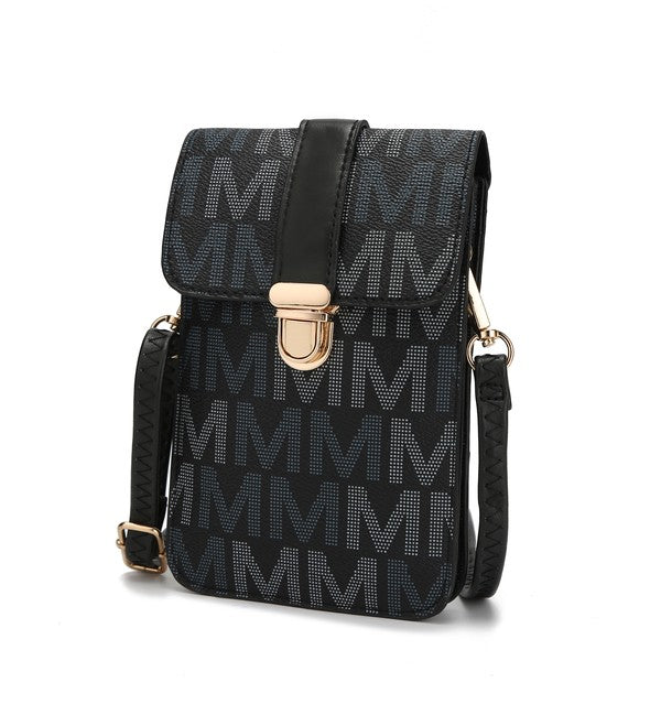 Mkf Lulu Xl M Signature Phone Wallet Crossbody Bag