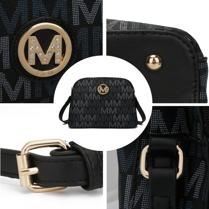Mkf Niecy M Signature Crossbody