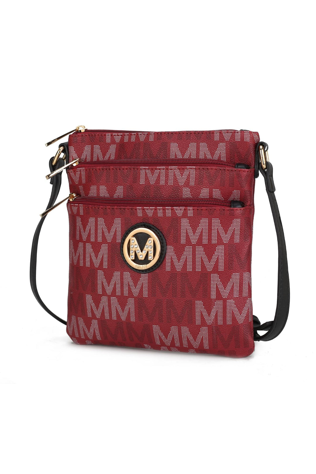 Tan Mkf Lemuel M Signature Crossbody Bag