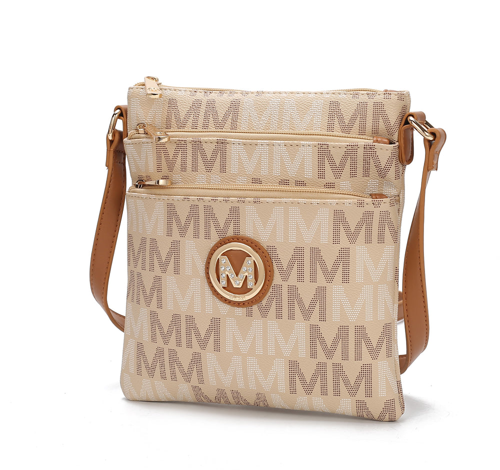 Black Mkf Lemuel M Signature Crossbody Bag