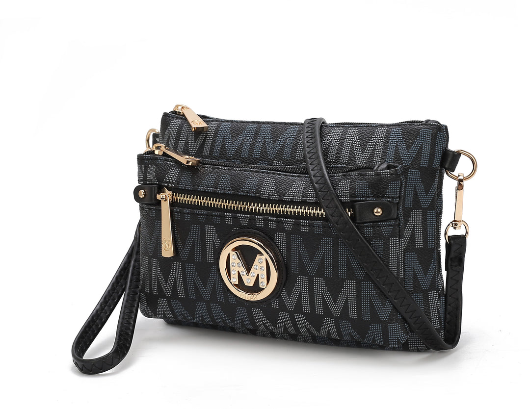 Tan Mkf Camren M Signature Crossbody Bag By Mia K