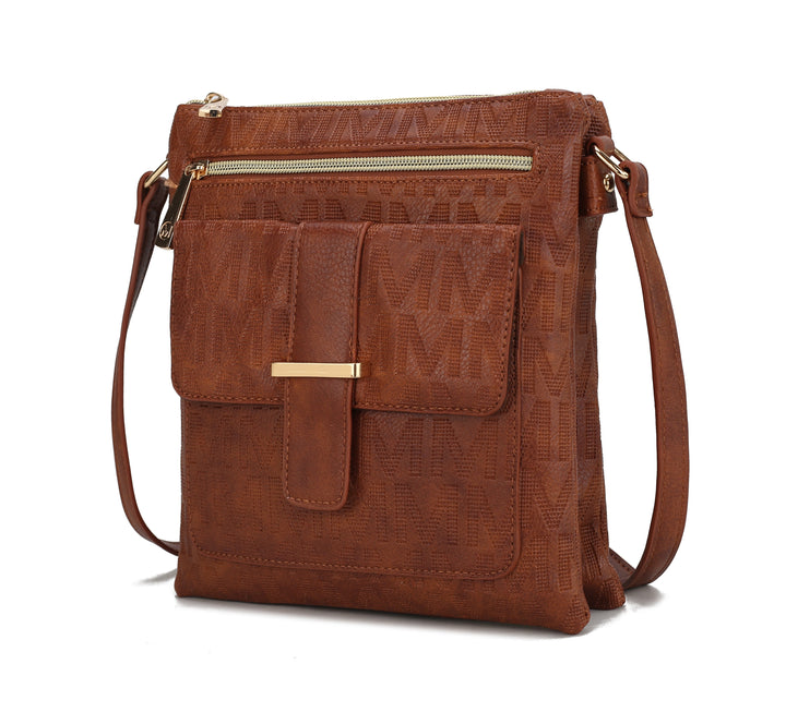 Chocolate Mkf Janni Womens Crossbody Bag By Mia K