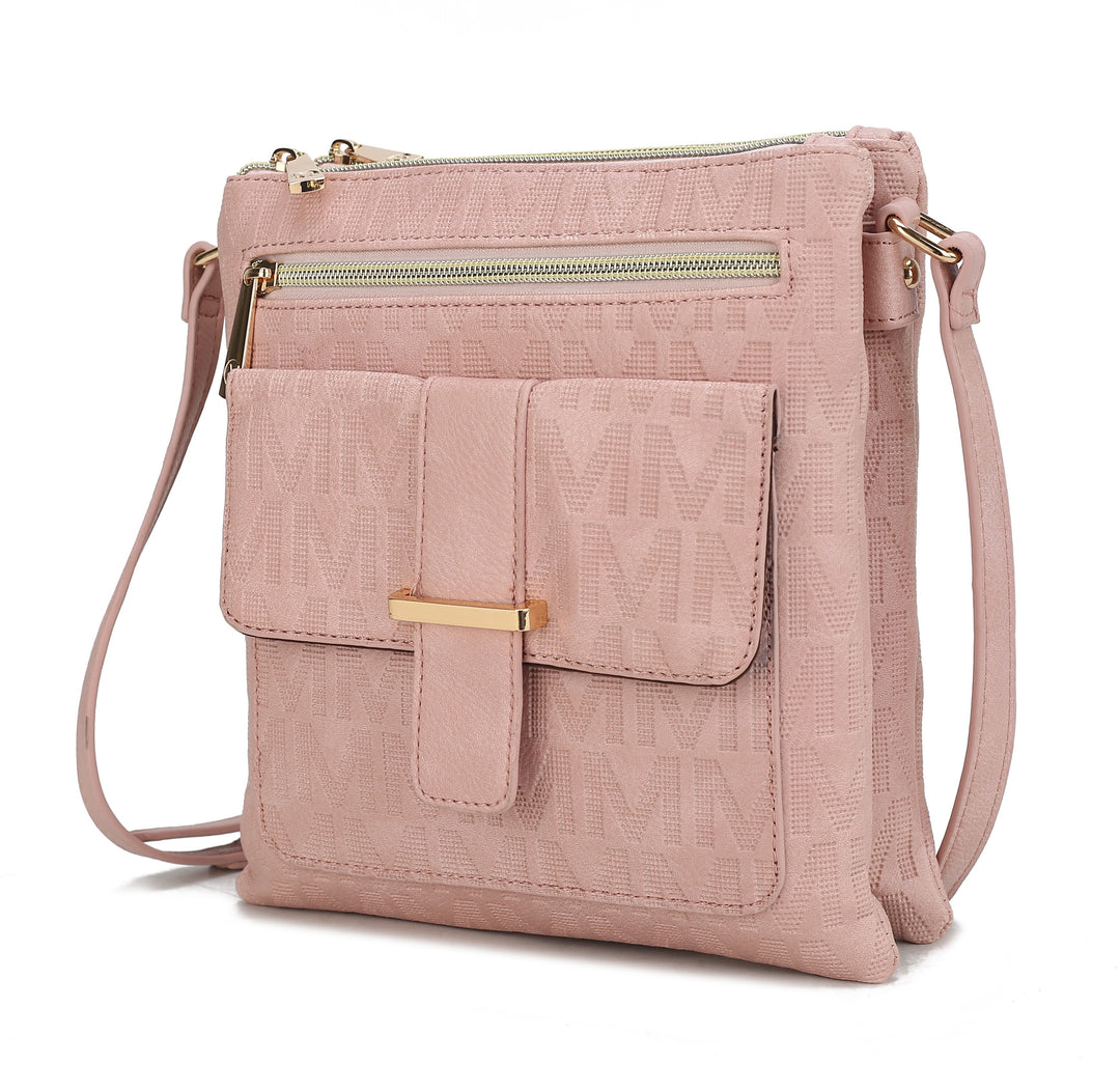 Tan Mkf Janni Womens Crossbody Bag By Mia K