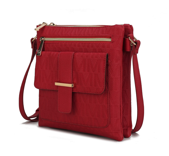 Pink Mkf Janni Womens Crossbody Bag By Mia K