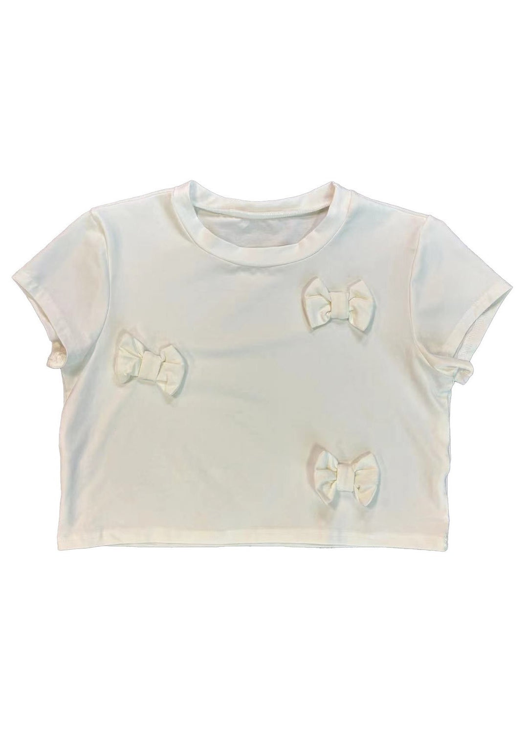 Cropped Bow Tee
