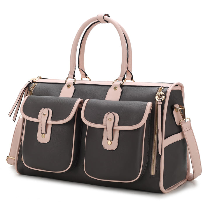 Light Grey Mkf Genevieve Women Duffle Bag By Mia K