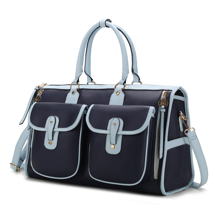 Taupe Mkf Genevieve Women Duffle Bag By Mia K