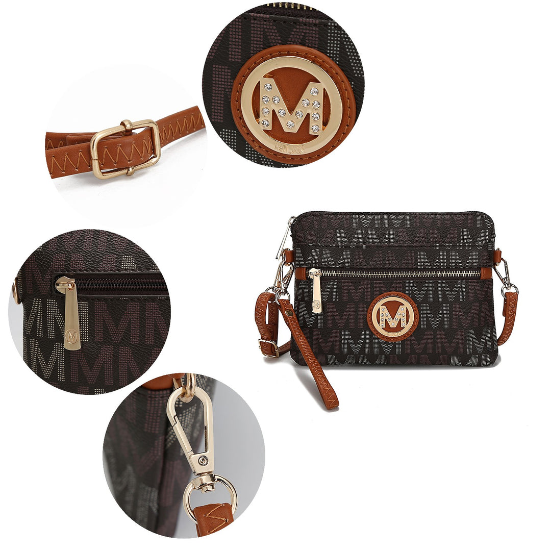 Mkf Heidi M Signature Crossbody Bag By Mia K
