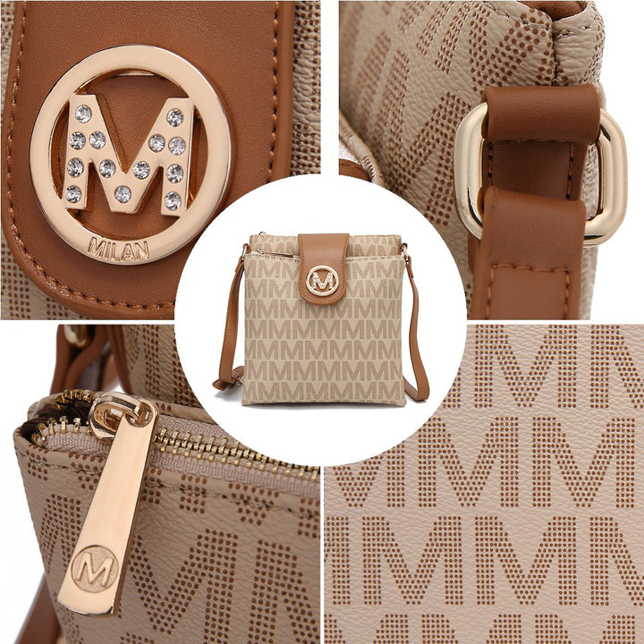 Mkf Wrigley M Signature Crossbody By Mia K