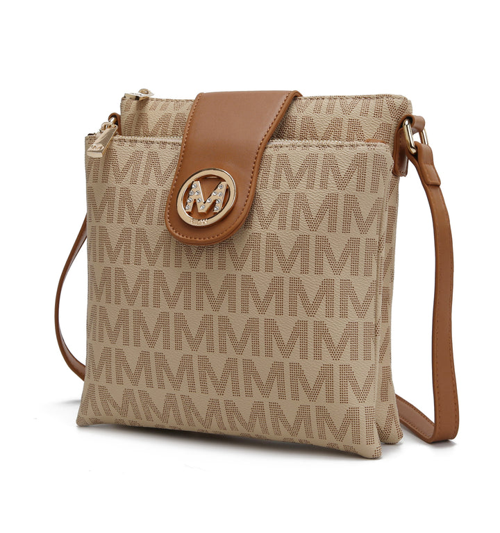 Burgundy Mkf Wrigley M Signature Crossbody By Mia K