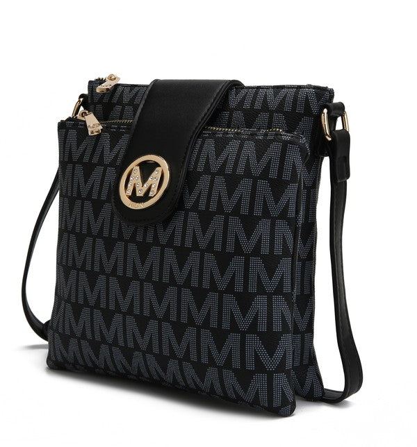 Red Mkf Wrigley M Signature Crossbody By Mia K
