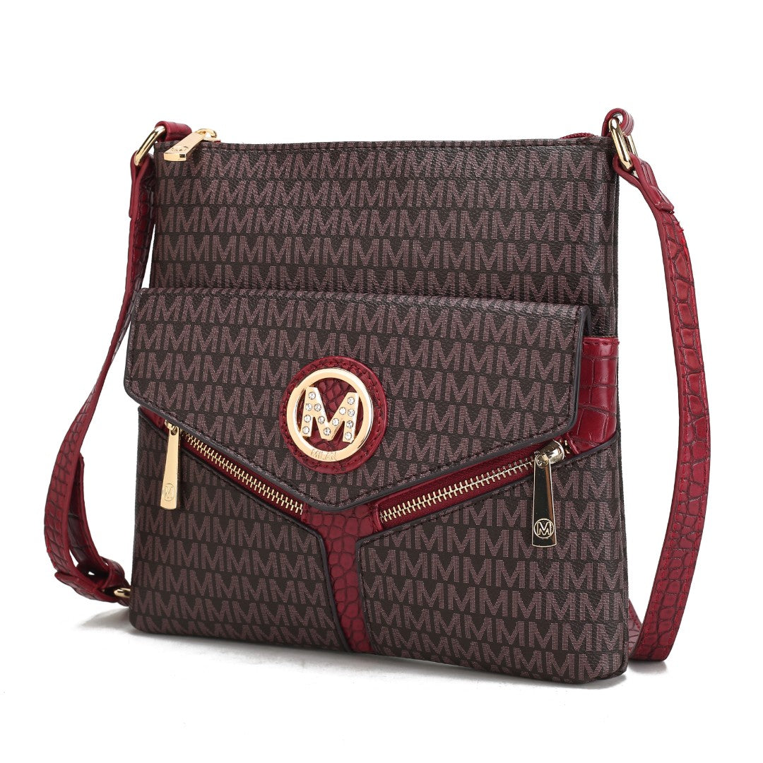 White Mkf Tania Crossbody Bag By Mia K
