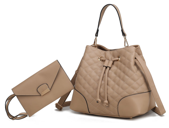 Mkf Wendy Bucket Bag With Wristlet By Mia K