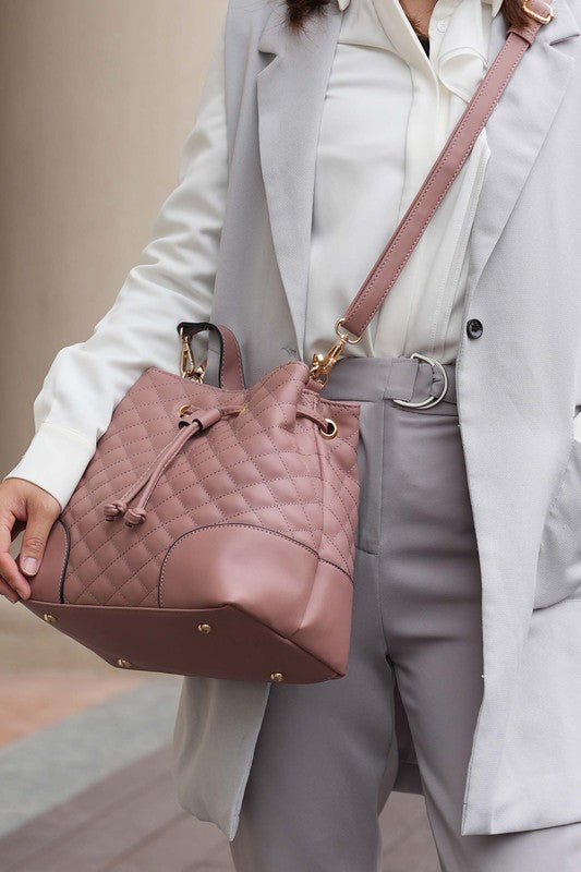 Mkf Wendy Bucket Bag With Wristlet By Mia K