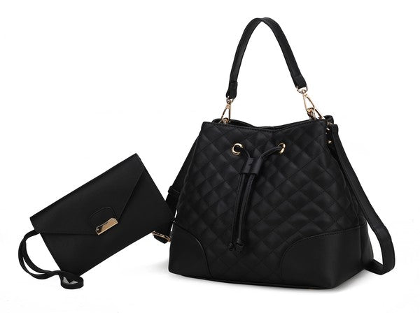 Mkf Wendy Bucket Bag With Wristlet By Mia K