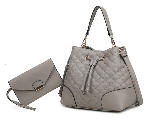 Mkf Wendy Bucket Bag With Wristlet By Mia K