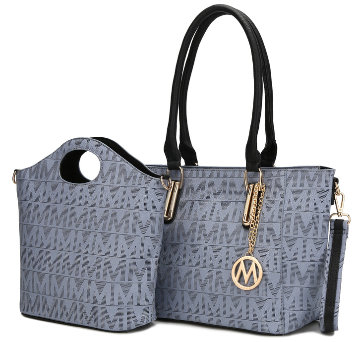 Mkf Casey M Signature Tote Crossbody Set