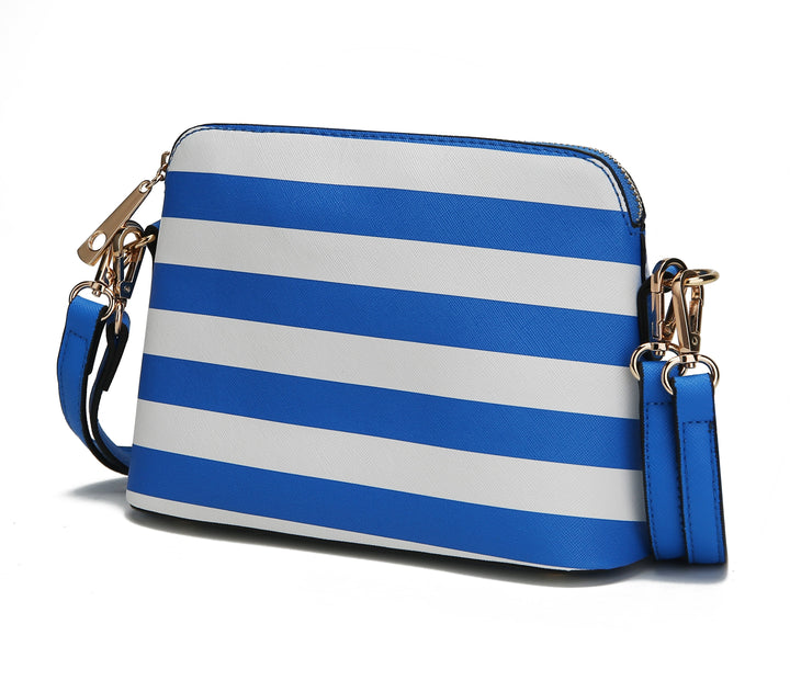 Mkf Kimmy Striped Crossbody Bag By Mia K