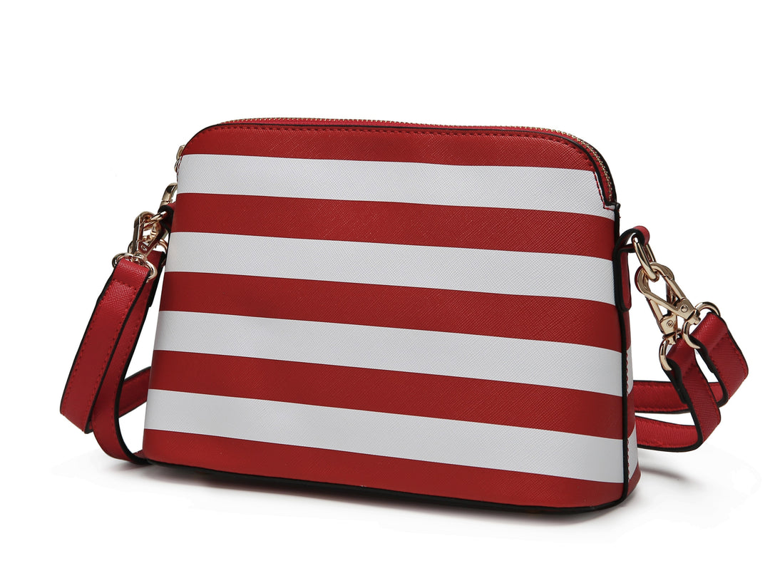 Mkf Kimmy Striped Crossbody Bag By Mia K