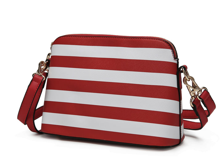 Mkf Kimmy Striped Crossbody Bag By Mia K