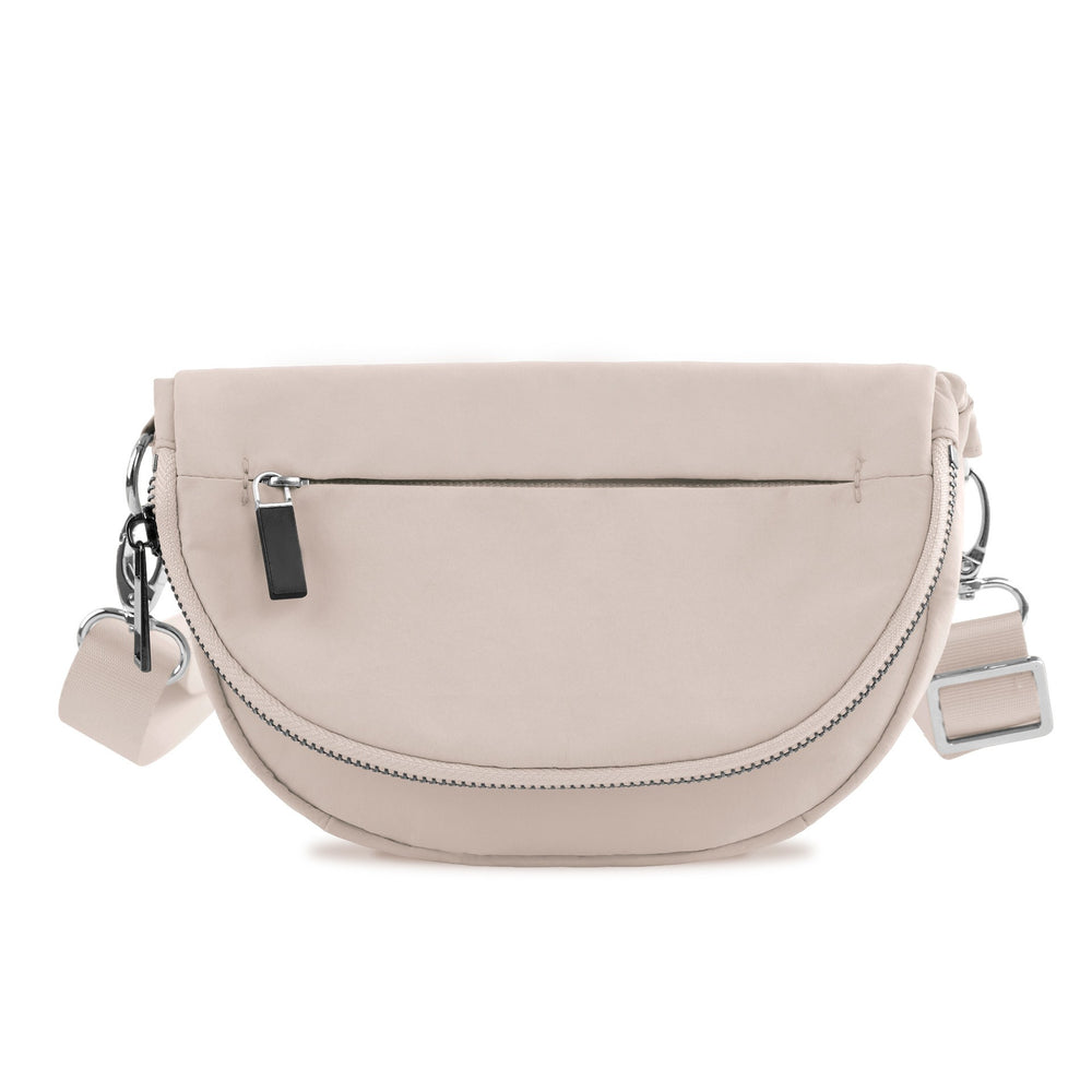 Black Riley All Around Foldover Crossbody
