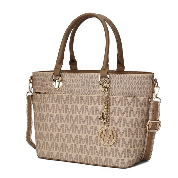 Mkf Yonah Signature Printed Tote Bag By Mia K