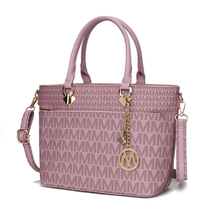 Mkf Yonah Signature Printed Tote Bag By Mia K
