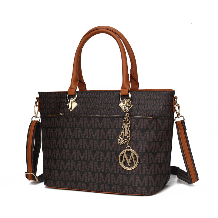 Mkf Yonah Signature Printed Tote Bag By Mia K