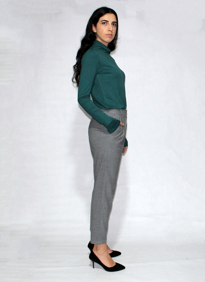 Trouser High Waist Dropped Pants Extra Soft