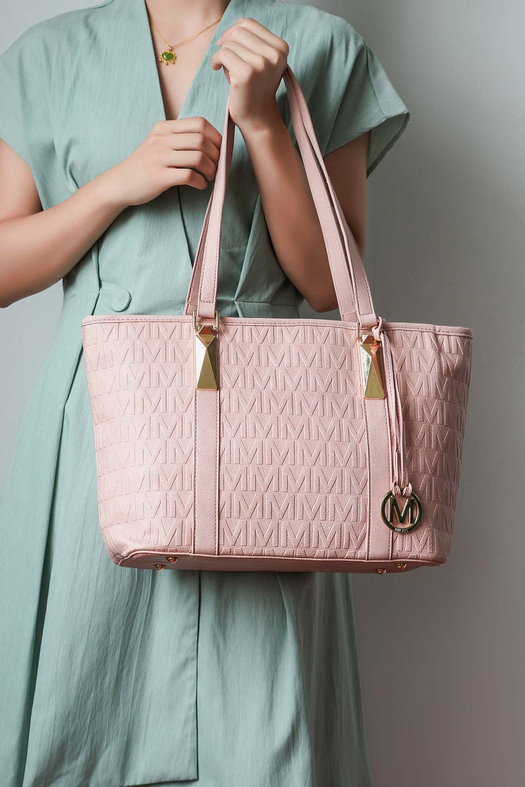 Beige Mkf Arya Signature Womens Tote Bag By Mia K