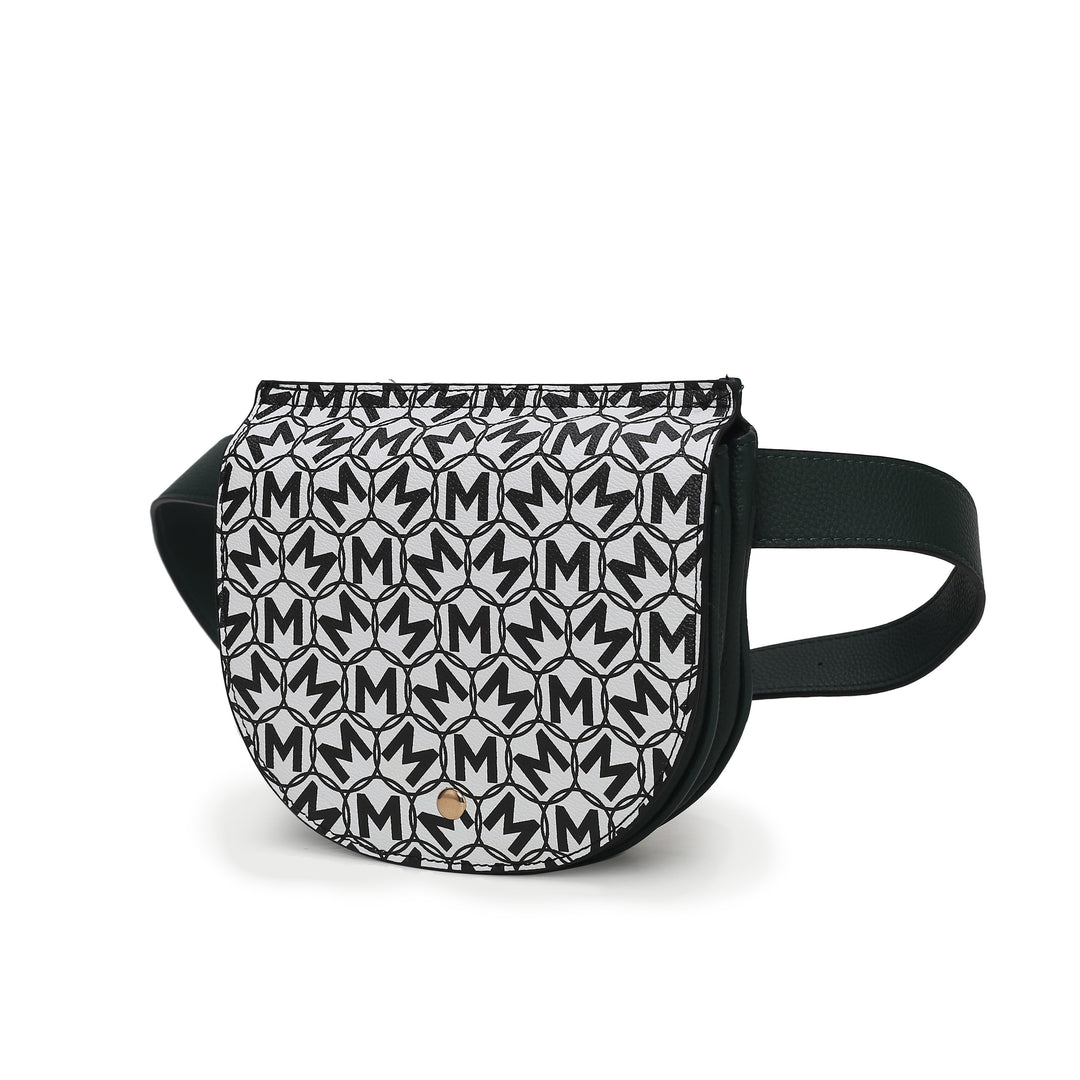 Mustard Mkf Daksha Half Moon Belt Waist Bag By Mia K