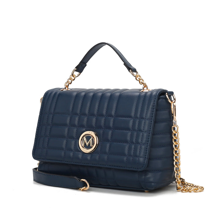 Red Mkf Lola Quilted Women Shoulder Bag By Mia K
