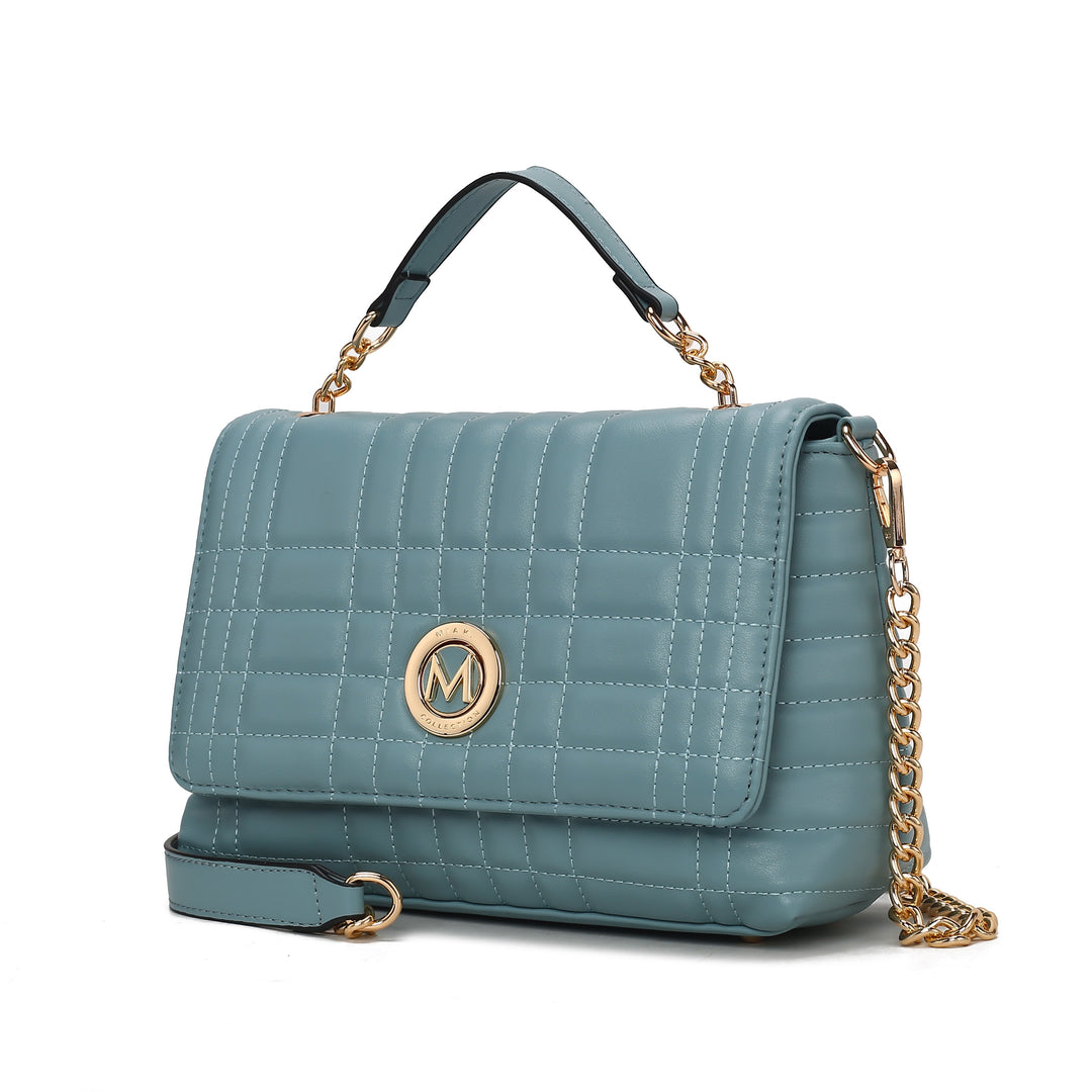 Pink Mkf Lola Quilted Women Shoulder Bag By Mia K