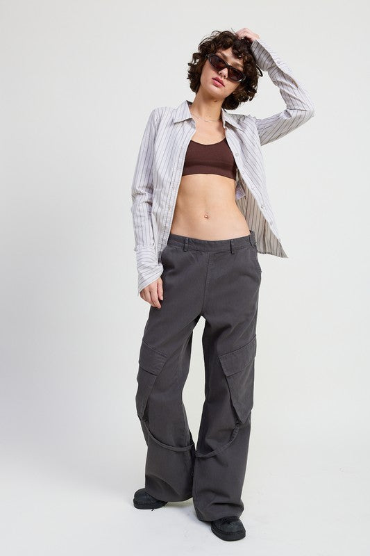 Cargo Pants With Pocket Detail