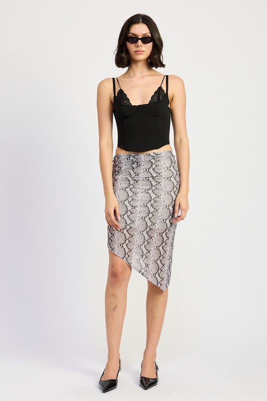 Peekaboo Lace Corset Top