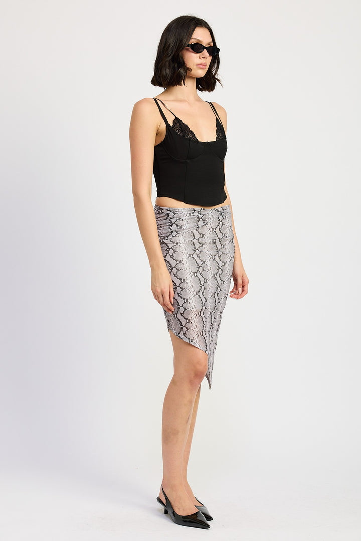 Peekaboo Lace Corset Top