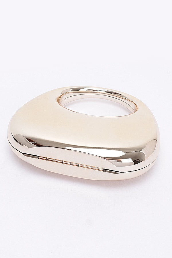 Polished Molded Top Handle Clutch 1