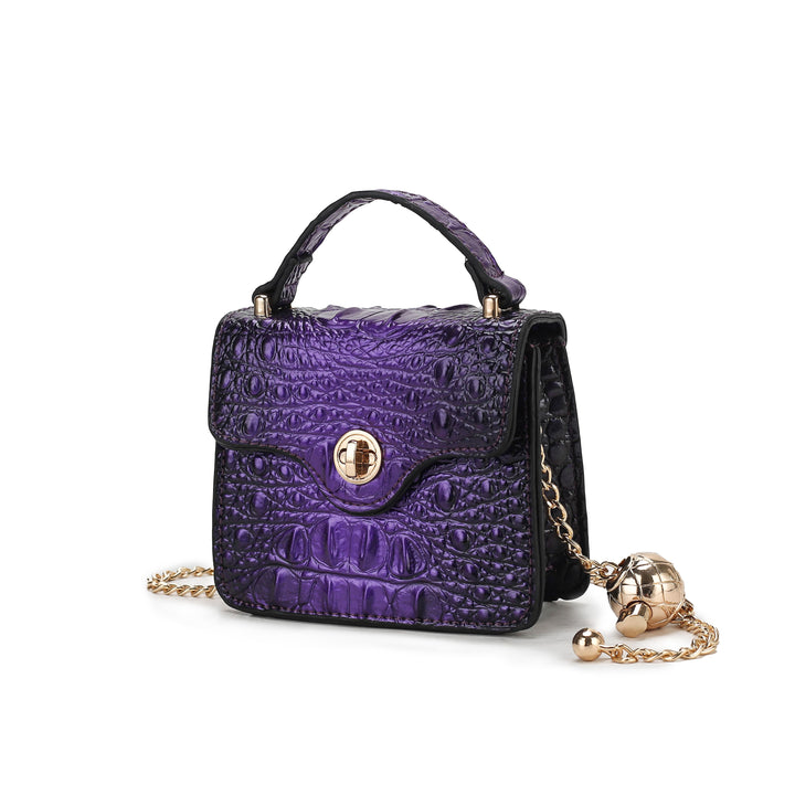 Mkf Luxe Mini Satchel With Chain Strap By Mia K