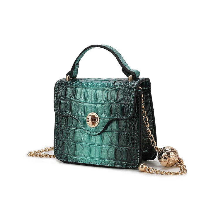Mkf Luxe Mini Satchel With Chain Strap By Mia K