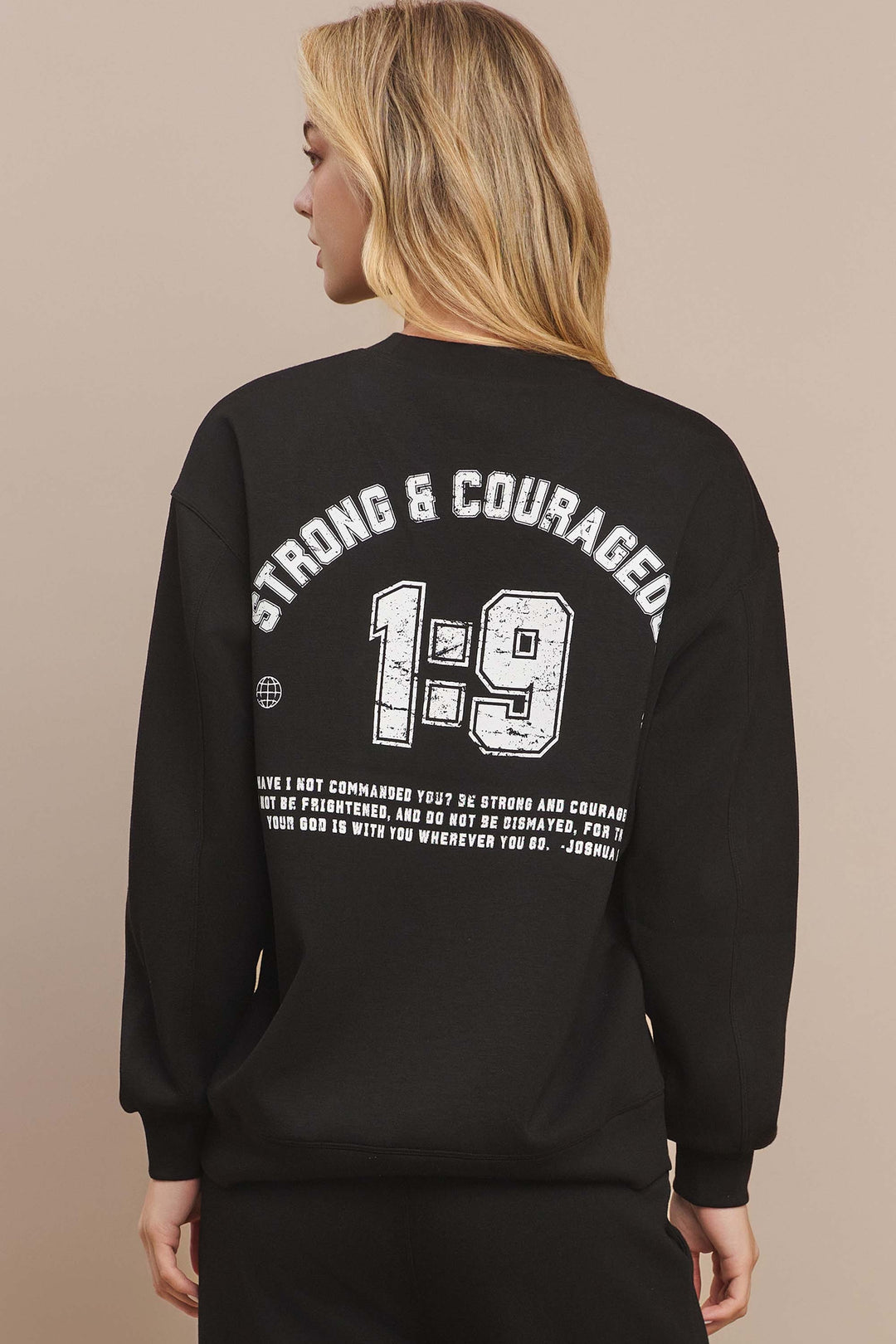 Black Strong Courageous Ultra Comfy Sweatshirt