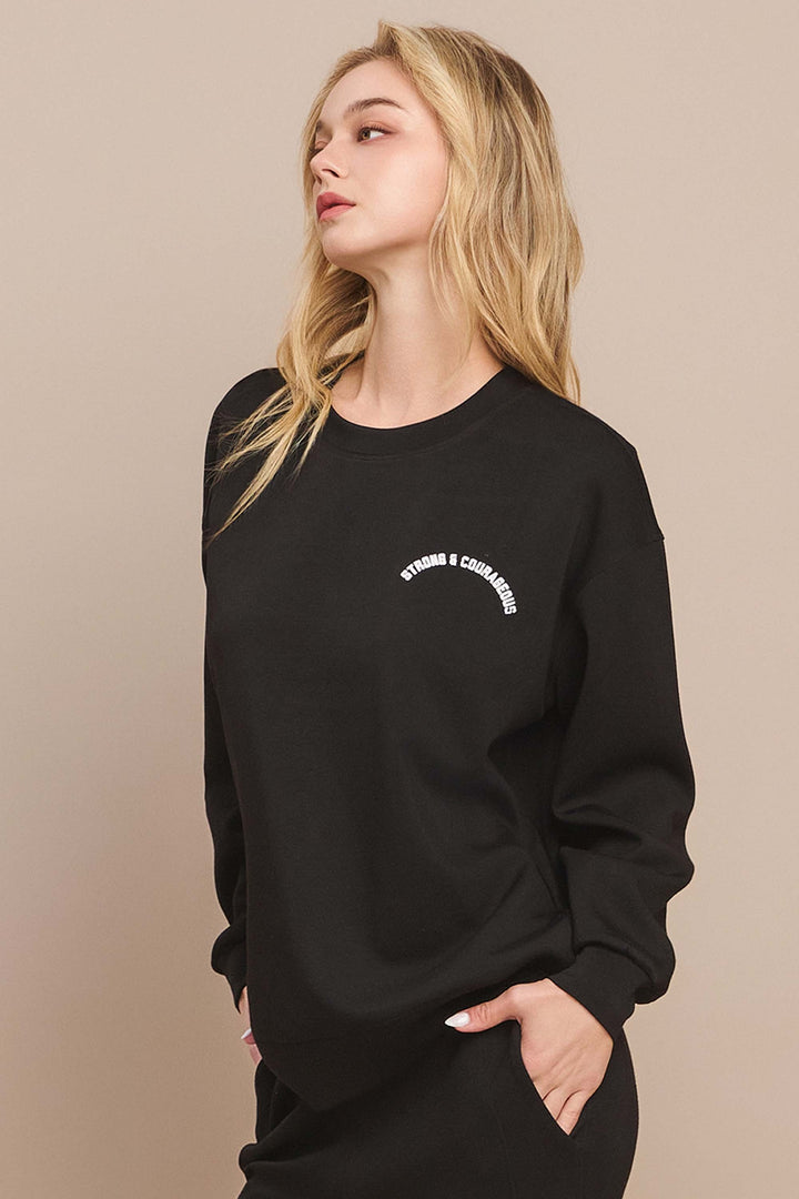 Strong Courageous Ultra Comfy Sweatshirt
