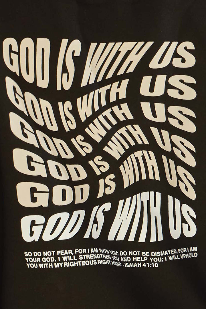 Oat God Is With Us Ultra Comfy Pullover Sweatshirt