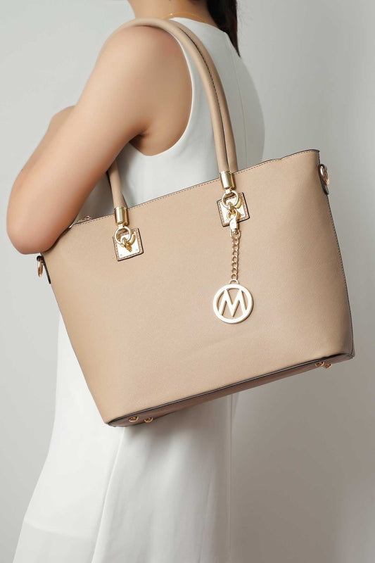 Black Mkf Vanessa Tote Wallet Set By Mia K