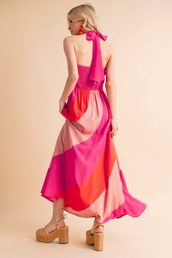 Gali Colorblock Maxi Dress