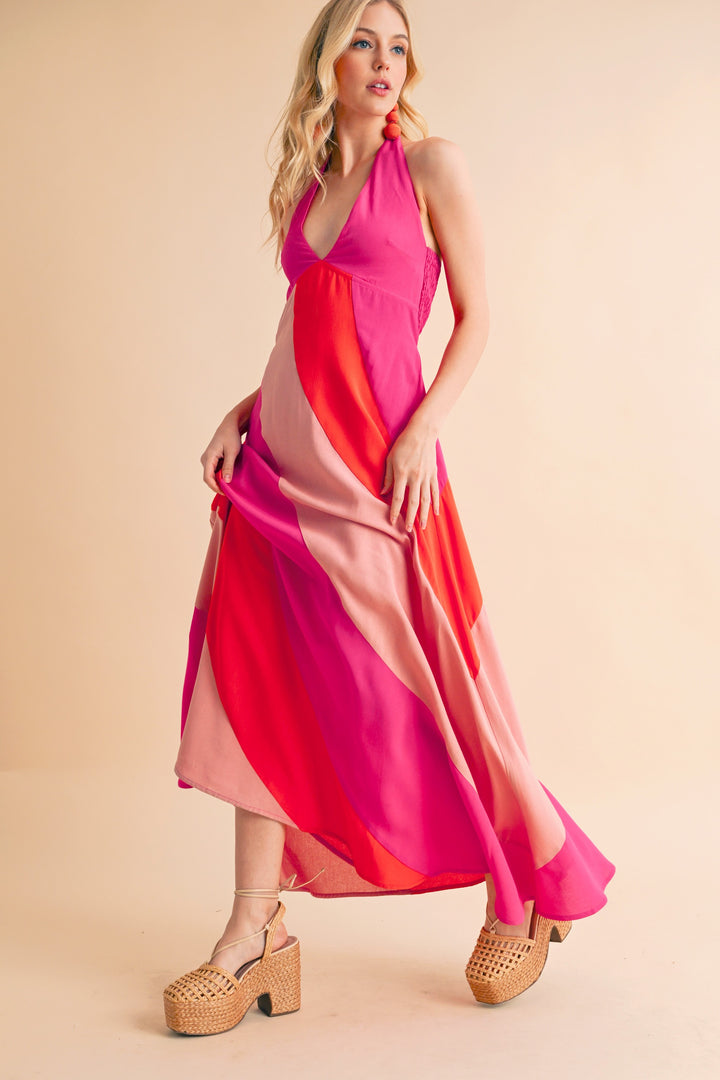 Gali Colorblock Maxi Dress