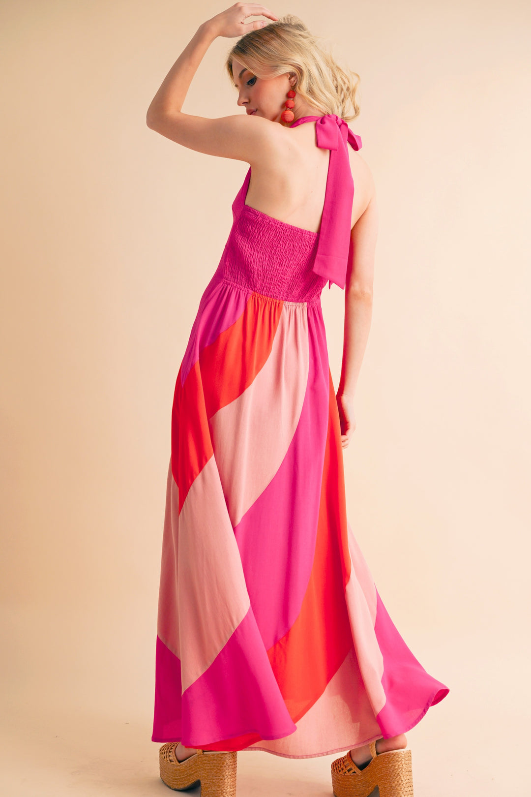 Gali Colorblock Maxi Dress