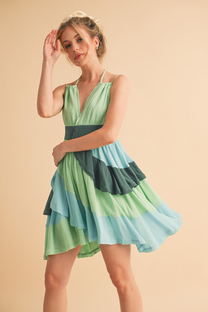 Faith Colorblock Dress