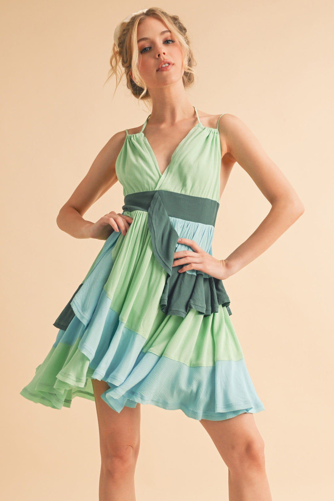 Faith Colorblock Dress