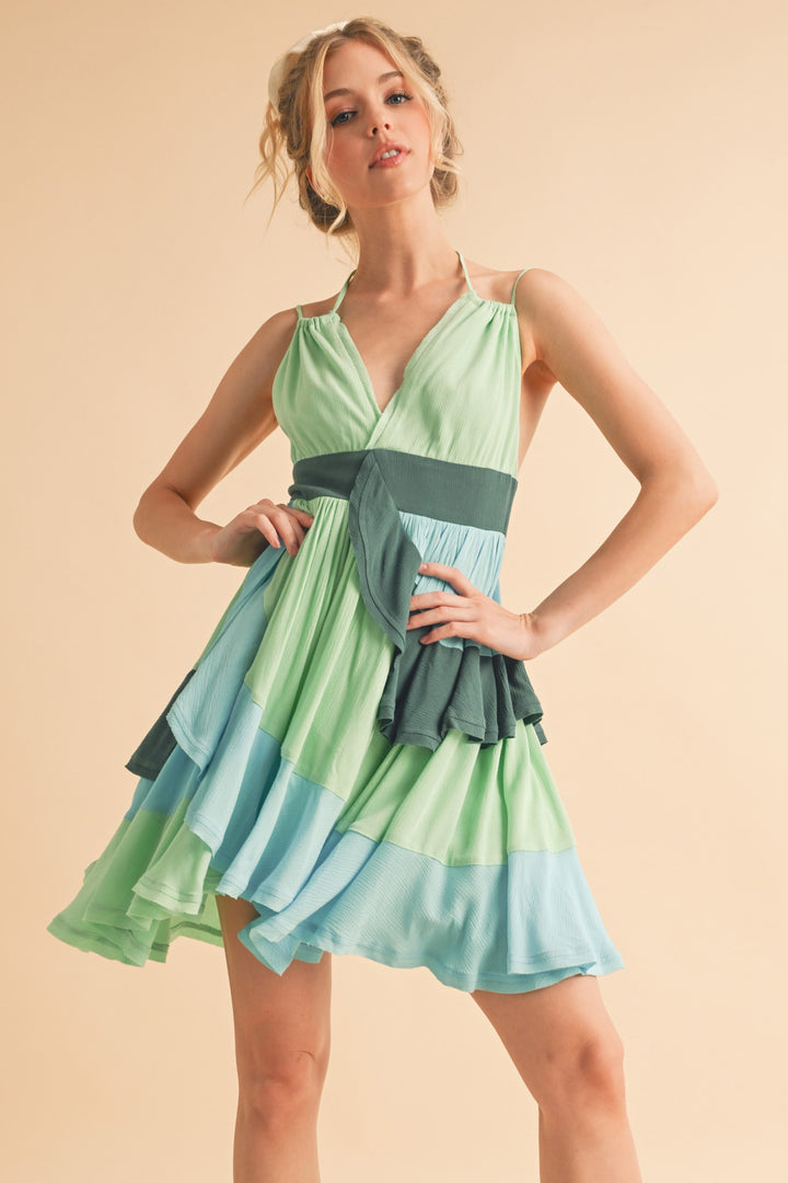 Faith Colorblock Dress